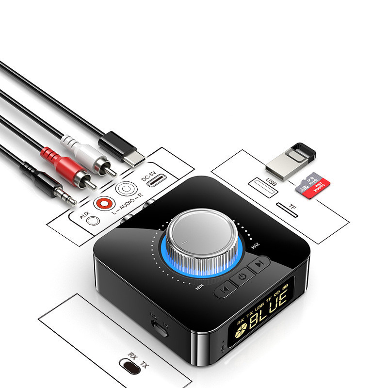 Univerzálny audio bluetooth vysielač a prijímač